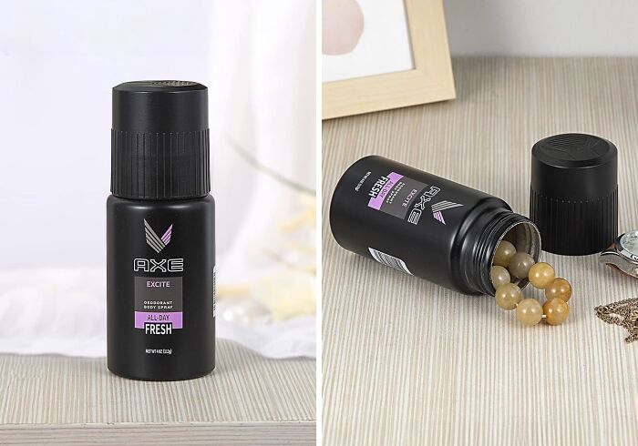 Your Valuables Will Be Safer Than A Secret Recipe With This Axe Spray Stash Can