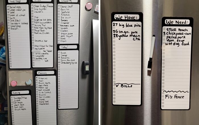 Forgetful Much? This Magnetic Dry Erase List Board Is Here To Keep Your Life (And Your Grocery List) In Order