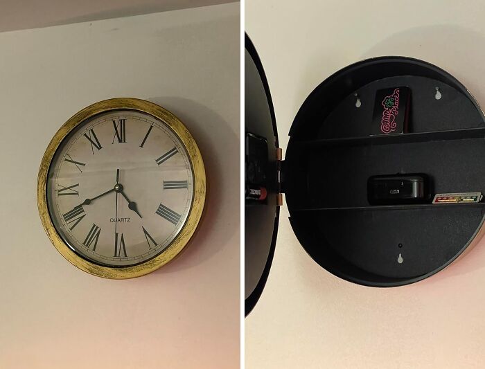 Time Is Money, And This Wall Clock With Hidden Safe Lets You Keep Both In The Same Place