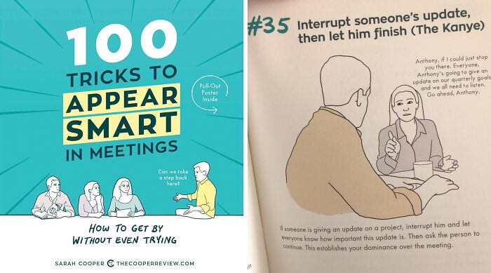 Meeting? More Like Meeting My Quota Of Looking Busy. 100 Tricks To Appear Smart In Meetings, Is The Ultimate Guide To Faking It 'Til You Make It 