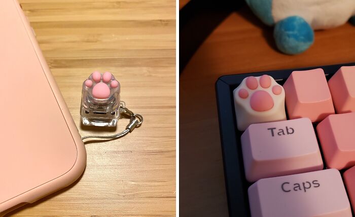 Tired Of Your Keyboard Looking Like Everyone Else's? These Cat's Paw Keycaps Will Make Your Inner Cat Lady Very Happy