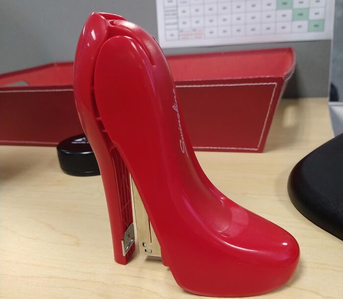 This Isn't Your Grandma's Stapler! This High Heel Stapler Is The Chic And Sassy Way To Keep Your Documents Organized