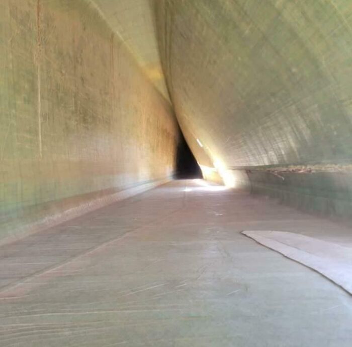 Inside A Wind Turbine Blade