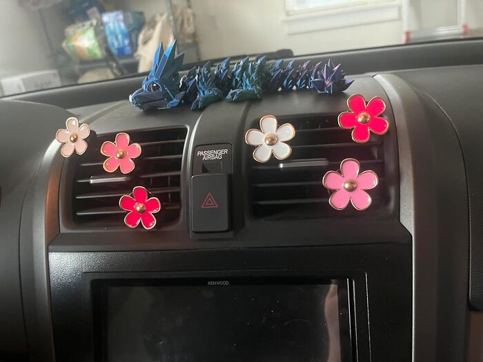 Ditch The Pine Tree Air Fresheners And Embrace The Power Of The Daisy! This Air Vent Clip Is The Perfect Way To Add A Touch Of Sunshine To Your Commute