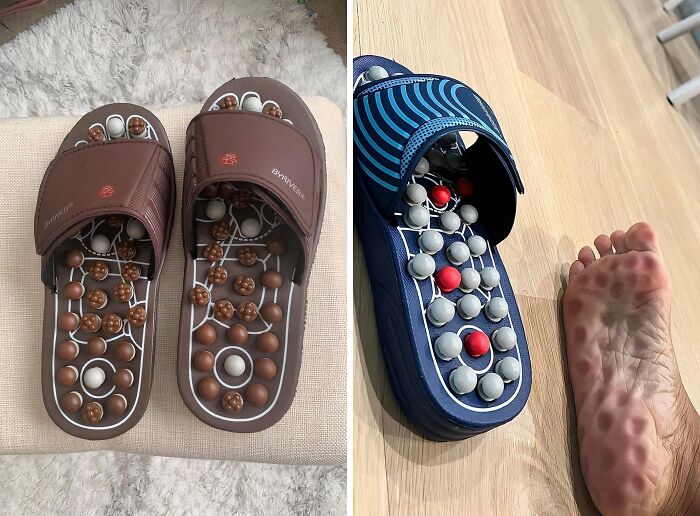 Forget Fancy Foot Spas, Everyone's Slipping Into These Acupressure Foot Massage Slippers For Some DIY Pampering!