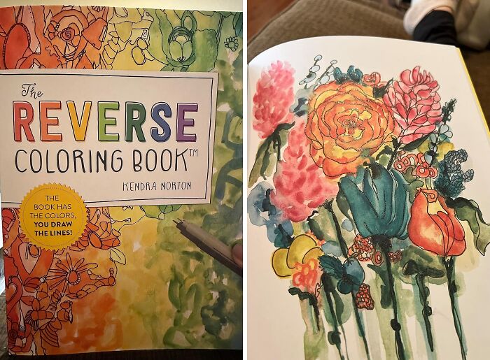 Forget Staying Inside The Lines – With This Reverse Coloring Book, You Create Them!