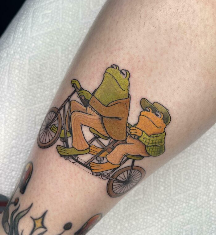 Frog And Toad Done By Barb At Dimlight Studio, Ca