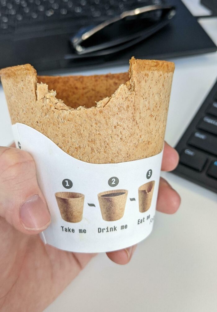 My Coffee Cup Is Edible