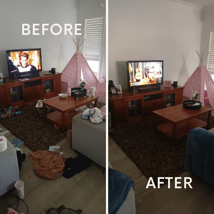 Tip: Take Before And After Photos! My Mental Health Had Disintegrated Recently And This Really Helped Me Stay On Track