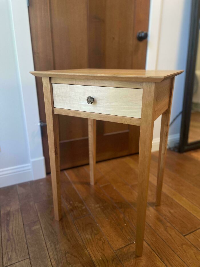 I’m 14 Years Old And Made This Shaker Style End Table For My Parents. How’d I Do?