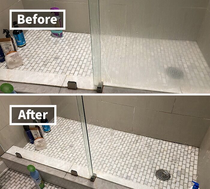 Lazy Cleaning Hack: Spray, Walk Away, And Enjoy A Sparkling Shower! This Scrub Free Soap Scum Remover Is The Answer To Your Prayers