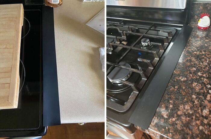 Crumbs And Spills Vanishing Into The Kitchen Abyss? This Silicone Stove Counter Gap Cover Is The Kitchen Houdini You Didn't Know You Needed