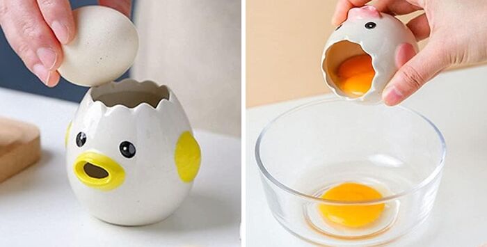 Which Came First, The Chicken Or The Egg? Well, With This Egg Separator, It Was The Yolk