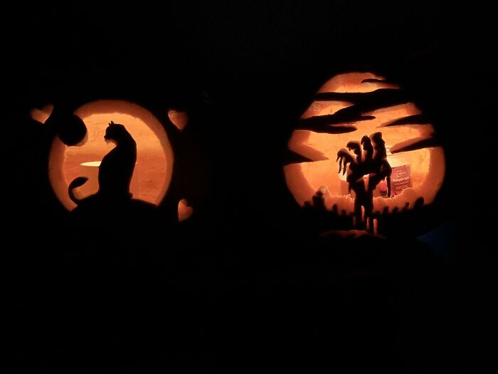 The Pumpkins My Girlfriend And I Carved This Year