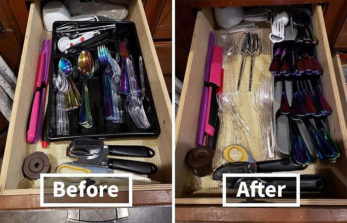 Tired Of Playing 'Find The Spoon' In Your Utensil Drawer? Say Goodbye To Rummaging And Hello To Instant Organization With This Compact Cutlery Organizer