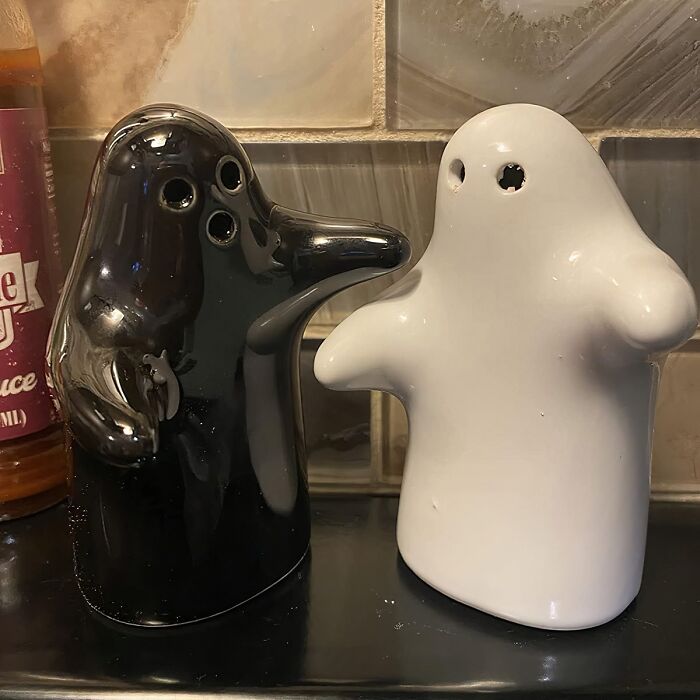 We Hope These Salt And Pepper Shakers Don't Turn The Contents Into.... Ghost Pepper! 