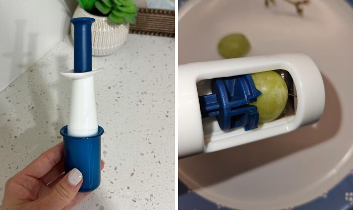 This Grape Cutter Makes Snack Time Safer And Less Stressful (Goodbye, Grape-Induced Panic Attacks)