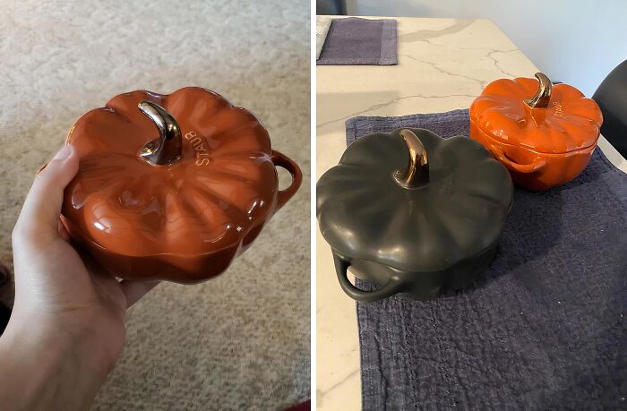 This Pumpkin Shaped Baking Dish Is The Gourd-Geous Centerpiece Your Fall Table Has Been Lacking