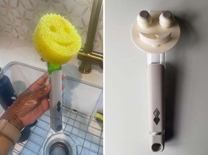 Scrub-A-Dub-Dub, Give Your Dishes A Soapy Hug! The Dish Wand For Scrub Daddy Makes Cleaning Pots And Pans A Whole Lot More Fun