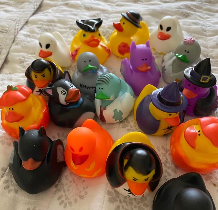 Swap Sugar Highs For Rubber Duck Surprises With These Boo-Tifully Cute Halloween Rubber Ducks 