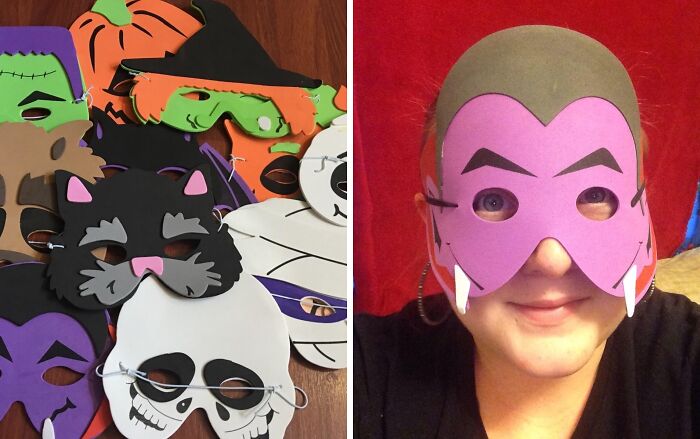 Let Kids Become Instant Monsters With These Comfy Foam Halloween Masks That Won't Mess Up Their Face Paint