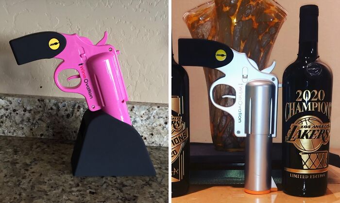 Wine O'clock? Ready, Aim, Uncork! This Pistol-Shaped Wine Opener Will Have You Feeling Like A Sharpshooter 