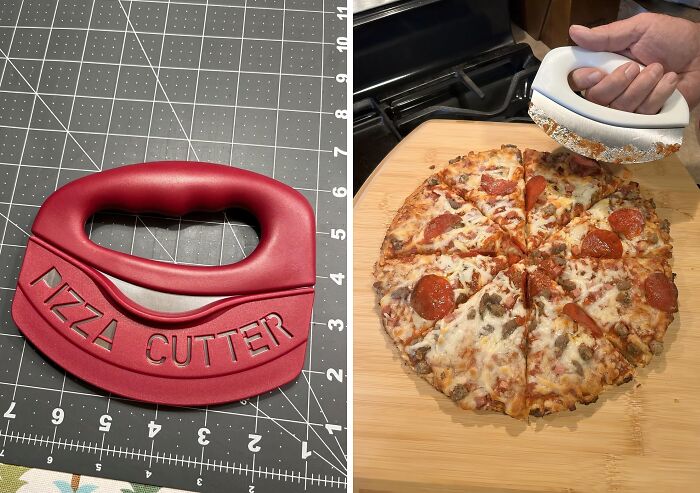 Tired Of Struggling With That Wobbly Pizza Wheel? This Easy-To-Grip Cutter Gives You Total Control, So You Can Slice With Confidence