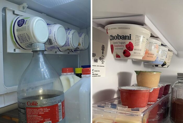 A Yogurt Organizer Frees Up Some Valuable Fridge Real Estate So You Can Keep Your Probiotics On Hand Without Sacrificing Space