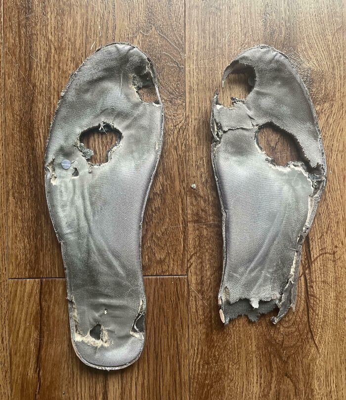 The Insoles From My Work Shoes After 8 Months