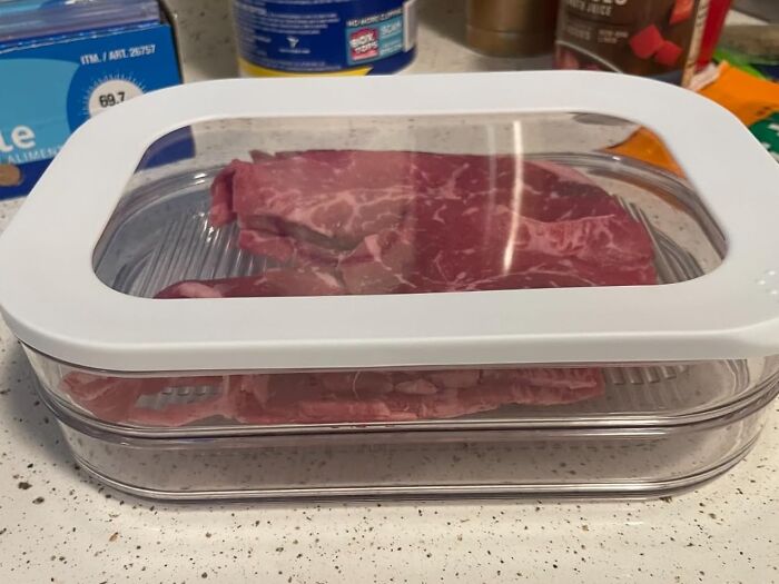 A Meat Container For The Fridge Will Keep Your Valuable Proteins Fresh And Ready For The Grill