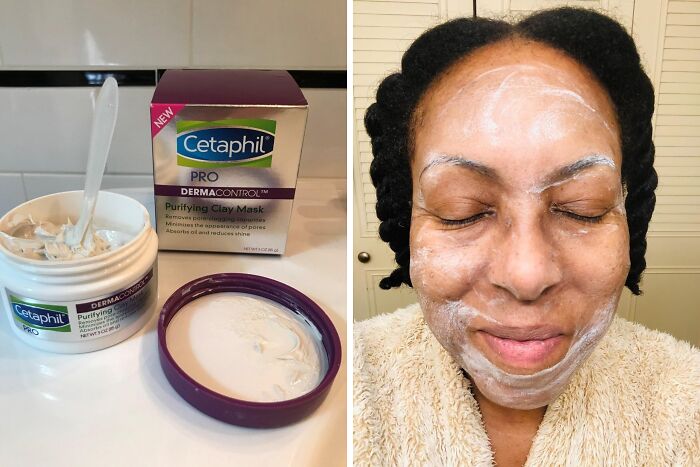 Oily Skin Got You Feeling Like A Glazed Donut? This Cetaphil Purifying Clay Mask Will Deep Clean Those Pores And Leave Your Face Feeling Fresh And Matte