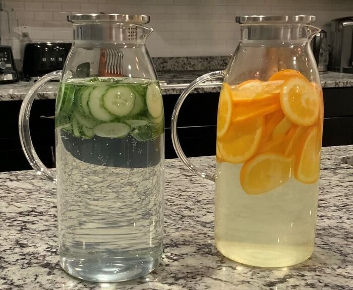 This Glass Pitcher Isn't Just A Pretty Face! From Ice-Cold Lemonade To Refreshing Cucumber Water, It's Got Your Beverage Needs Covered