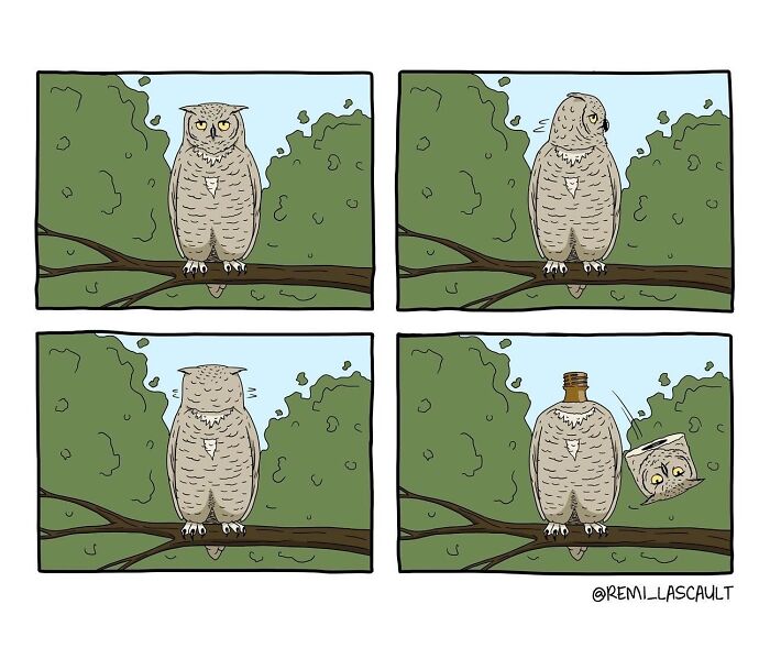 24 Twisted Comics For People With A Dark Sense Of Humor By Rémi Lascault (Animals Edition)