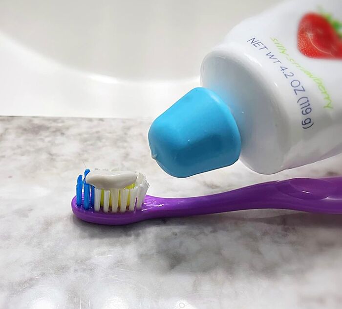  Self Closing Toothpaste Caps - Kiss Messy Toothpaste Globs Goodbye! These Little Caps Will Keep Your Sink Mess Free 