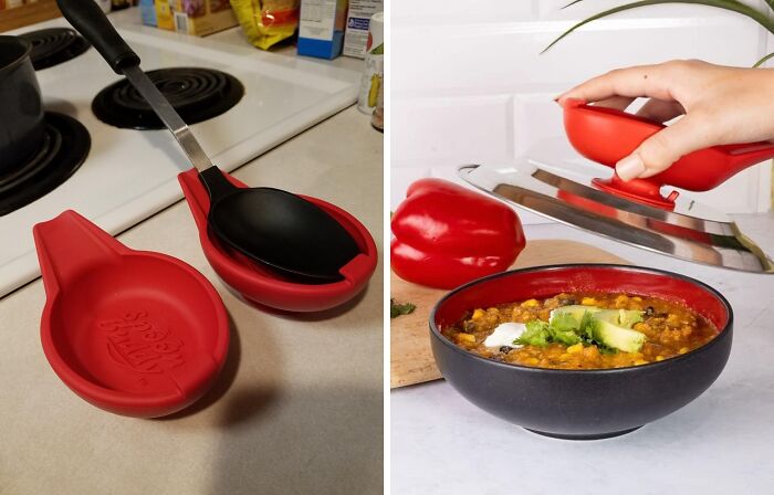 Your Kitchen's About To Get A Whole Lot More Organized (And A Little Less Sticky). This Utensil Rest Is The Small But Mighty Solution For A Tidier Cooking Experience