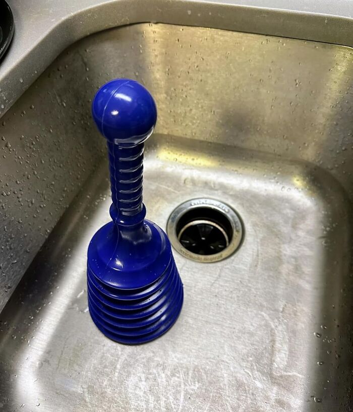 Clogged Drain Got You Feeling Like You're In A Real-Life Super Mario Level? This Sink And Drain Plunger Is Here To Save Your Pipes!