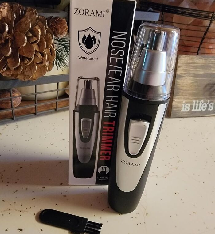 Stray Hairs Got Your Ears And Nose Looking Like A Wild Jungle? This Ear And Nose Hair Trimmer Clipper Will Tame Those Unruly Sprouts And Restore Order To Your Face!