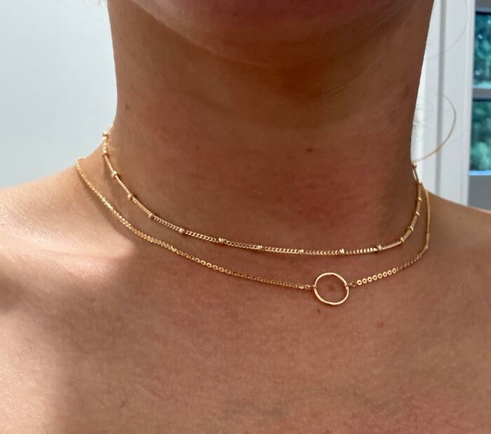 Your Neckline Is About To Be The Center Of Attention! This Layered Heart Necklace Is The Perfect Way To Add A Touch Of Delicate Charm To Any Outfit