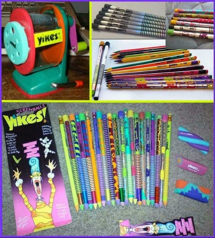 Yikes Pencils In The 90s, Who Else Had Em?