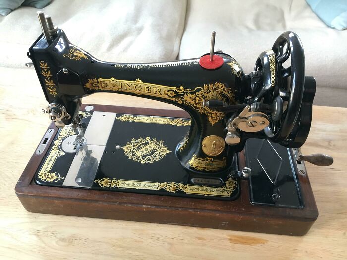 Our Singer Sewing Machine, 100 Years Old And Works Perfectly