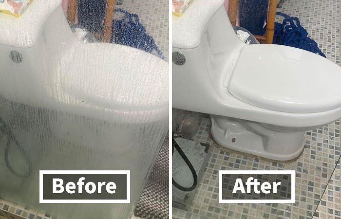 This Bioclean Hard Water Stain Remover Will Blast Through That Buildup And Bring Back The Sparkle, So You Can Finally Enjoy A Shower That's Crystal Clear