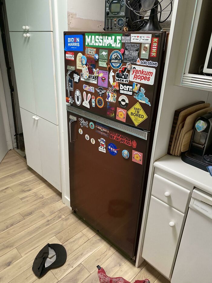 After Replacing Our Fridge Twice In The Past 12 Years With Brand New Models, I Finally Gave Up And Just Put Our Garage Fridge In The Kitchen. It Fits Perfectly, And Has Been Running For Decades, And Could Probably Be Repaired vs. Thrown Away If We Ever Need To Fix It