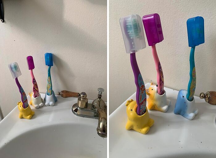 Our Toothbrush Is About To Have A Wild Time! These Mini Animal Shaped Toothbrush Holders Are The Adorable Way To Keep Your Bathroom Sink Organized And Fun