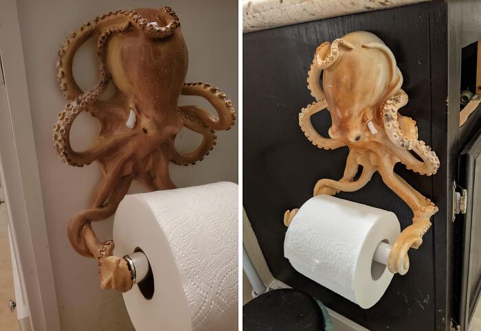 This Octopus Toilet Paper Holder Is Here To Lend A Helping Hand, Or Tenticle 