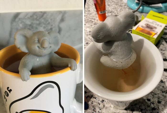 This Reusable Silicone Tea Infuser Let's You Take Some Koala-Tea Time For Yourself In The Cutest Way Possible