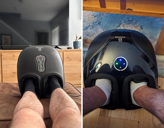 Tired Feet Got You Feeling Like You Walked Through Mordor? This Comfier Shiatsu Foot Massager Is The Magical Hobbit Hole Your Soles Need