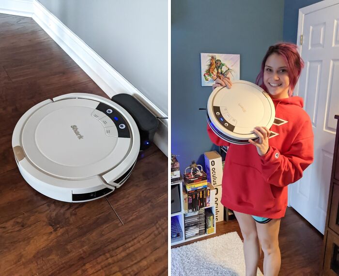 This Shark Robot Vacuum Isn't Just A Vacuum, It's Your New Cleaning BFF. With Its Tri-Brush System And WiFi Connectivity, It'll Tackle Those Dust Bunnies While You Binge-Watch Your Favorite Show