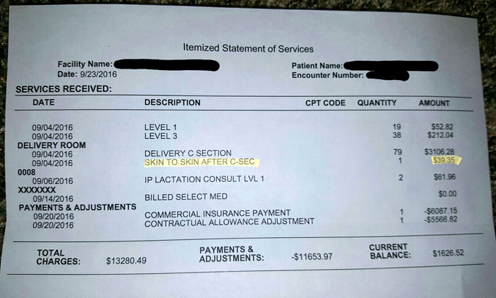 I Had To Pay $39.35 To Hold My Baby After He Was Born