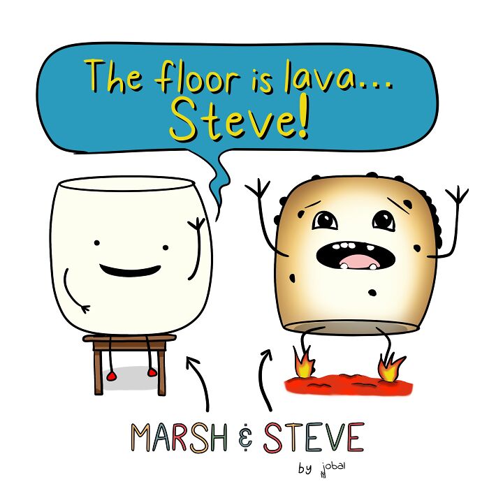 Humorous Psa Comics About Two Lovable Marshmallows (10 Pics)