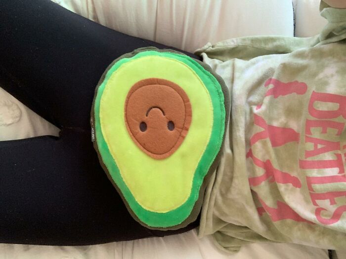 Stress Eating? Nah, We're Stress-Hugging! This Avacado Heating Pad Is The Perfect Remedy For A Rough Day